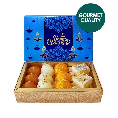Handmade & Fresh - 500g Sweets Diwali Giftbox (Premium Ingredients)
