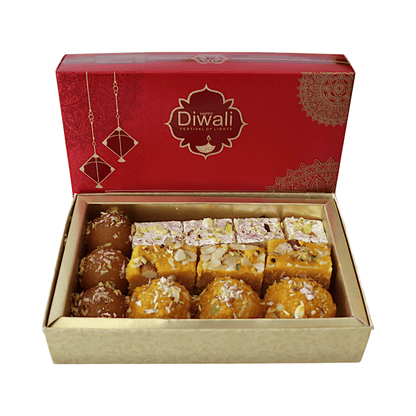 Handmade &amp; Fresh - 500g Sweets Diwali Giftbox (Premium Ingredients)