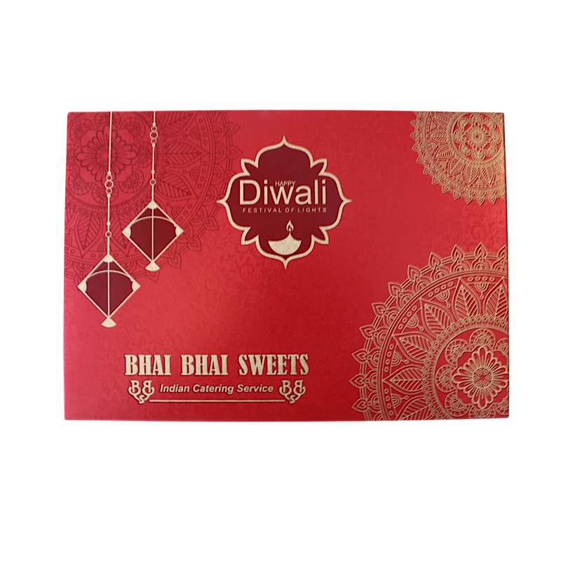 Handmade & Fresh - 500g Sweets Diwali Giftbox (Premium Ingredients)