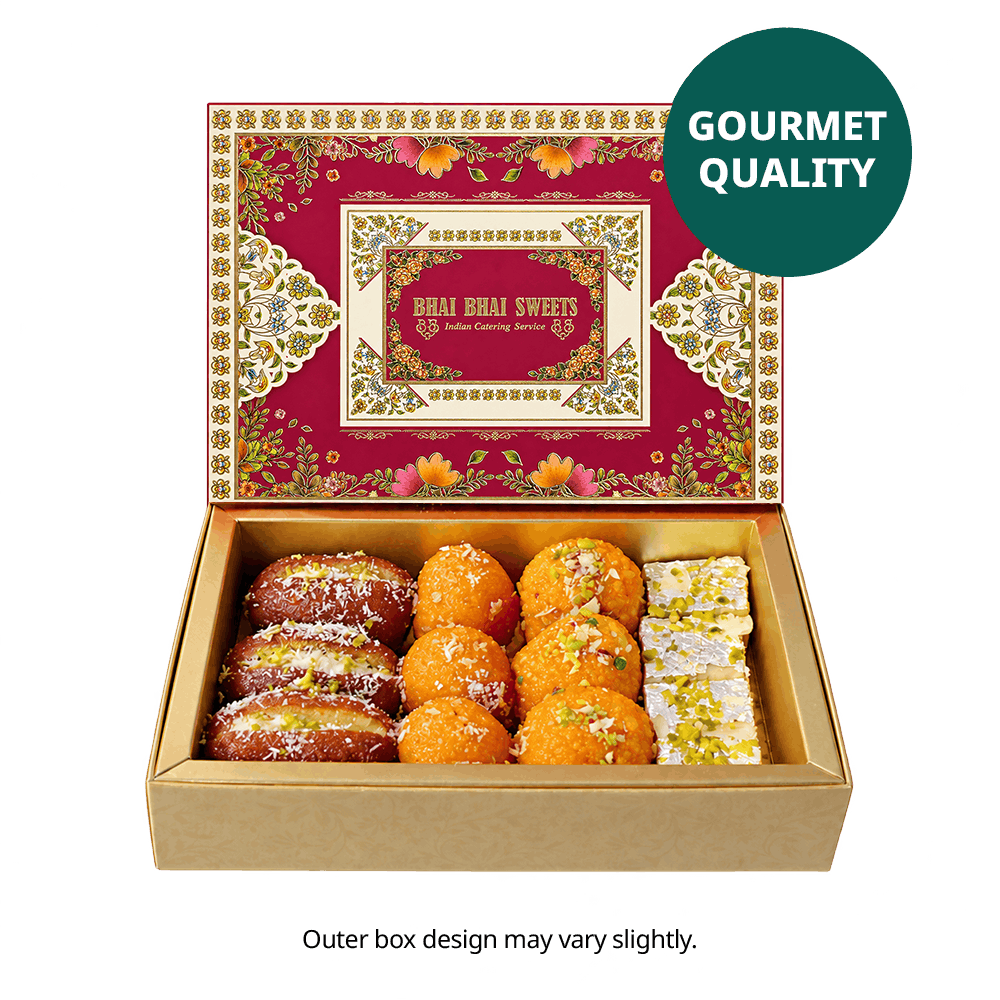 Handgemacht &amp; Frisch - 500g Sweet Diwali Geschenkbox 3 (Premium Zutaten)
