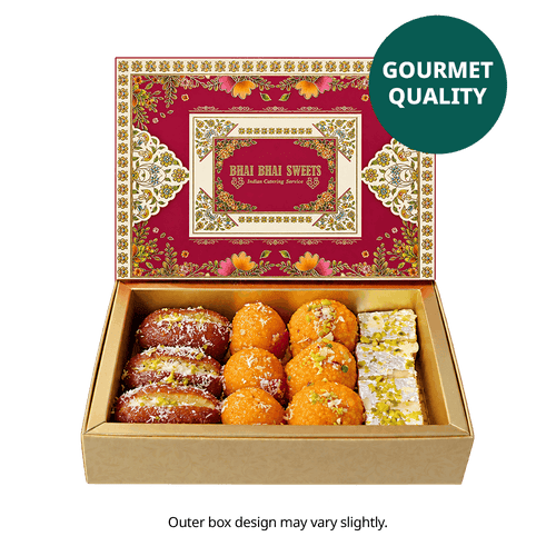 Handgemacht & Frisch - 500g Sweet Diwali Geschenkbox 3 (Premium Zutaten)
