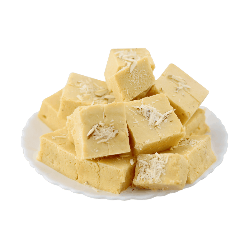 Handmade & Fresh - 400g Barfi (With Flaked Almonds)