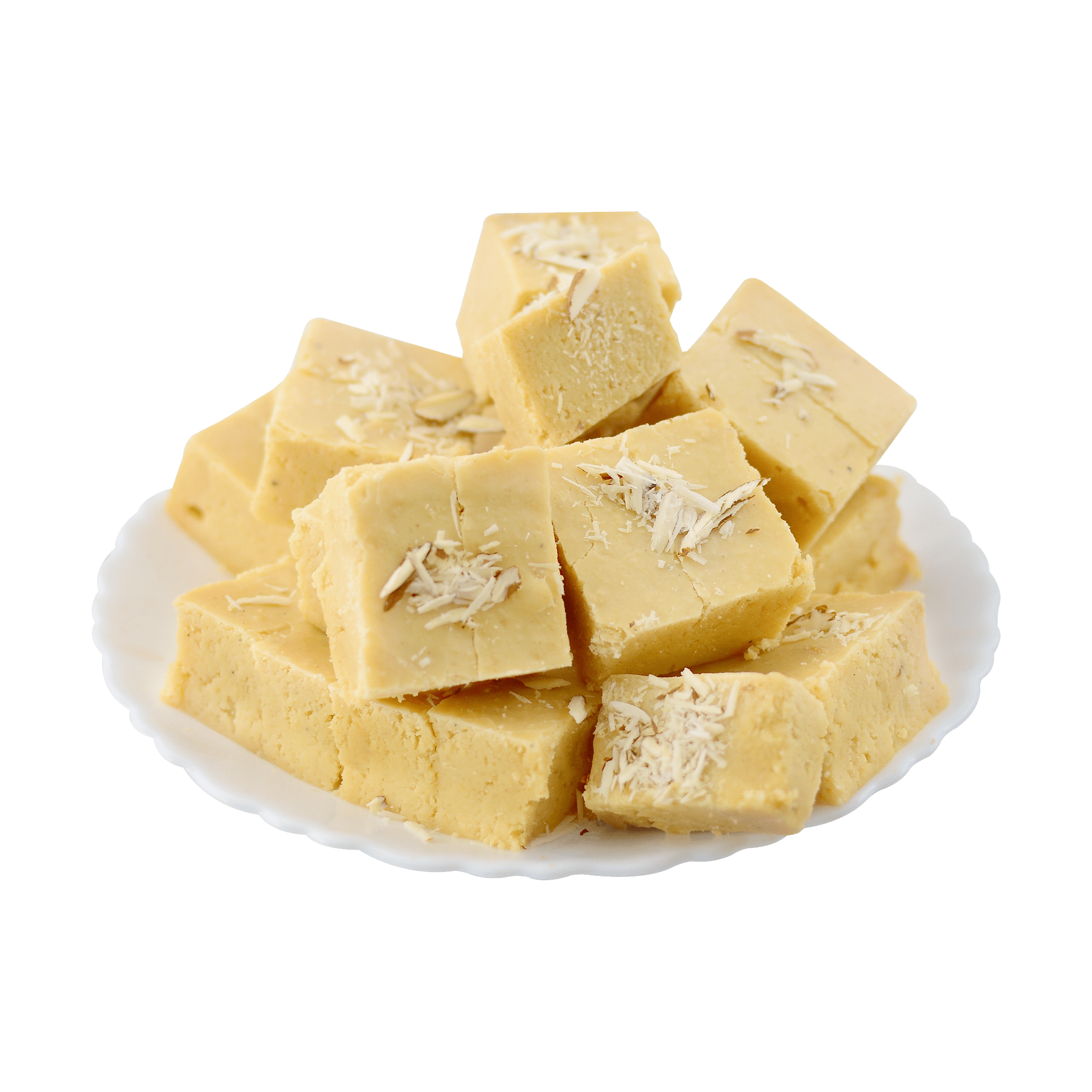 Handmade &amp; Fresh - 400g Barfi (With Flaked Almonds)