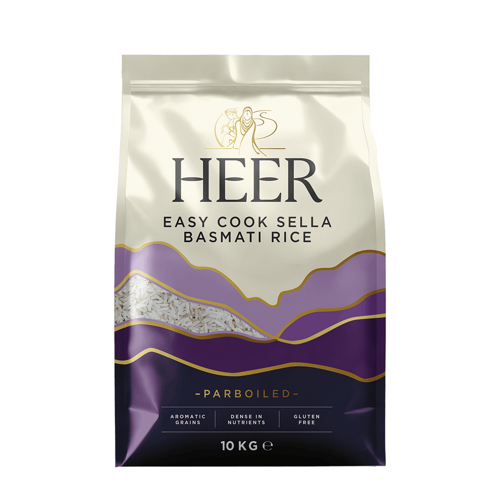 Heer - 10kg Easy cook sella basmati rice (parboiled)