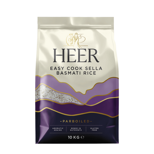 Heer - 10kg Easy cook sella basmati rice (parboiled)