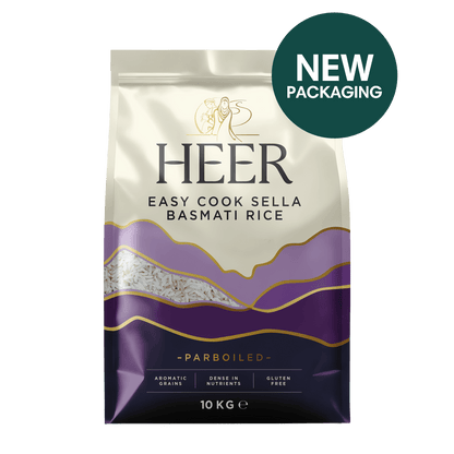 Heer - 10kg Easy cook sella basmati rice (parboiled)