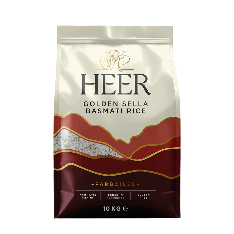 Heer - 10kg Golden sella basmati rice (parboiled)