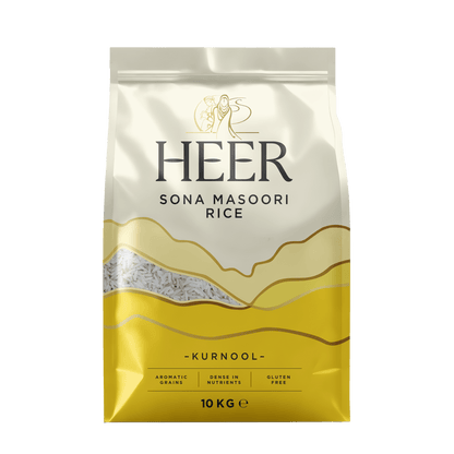 Heer - 10kg Sona Masoori Reis