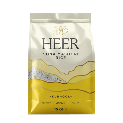 Heer - 10kg Sona Masoori Reis