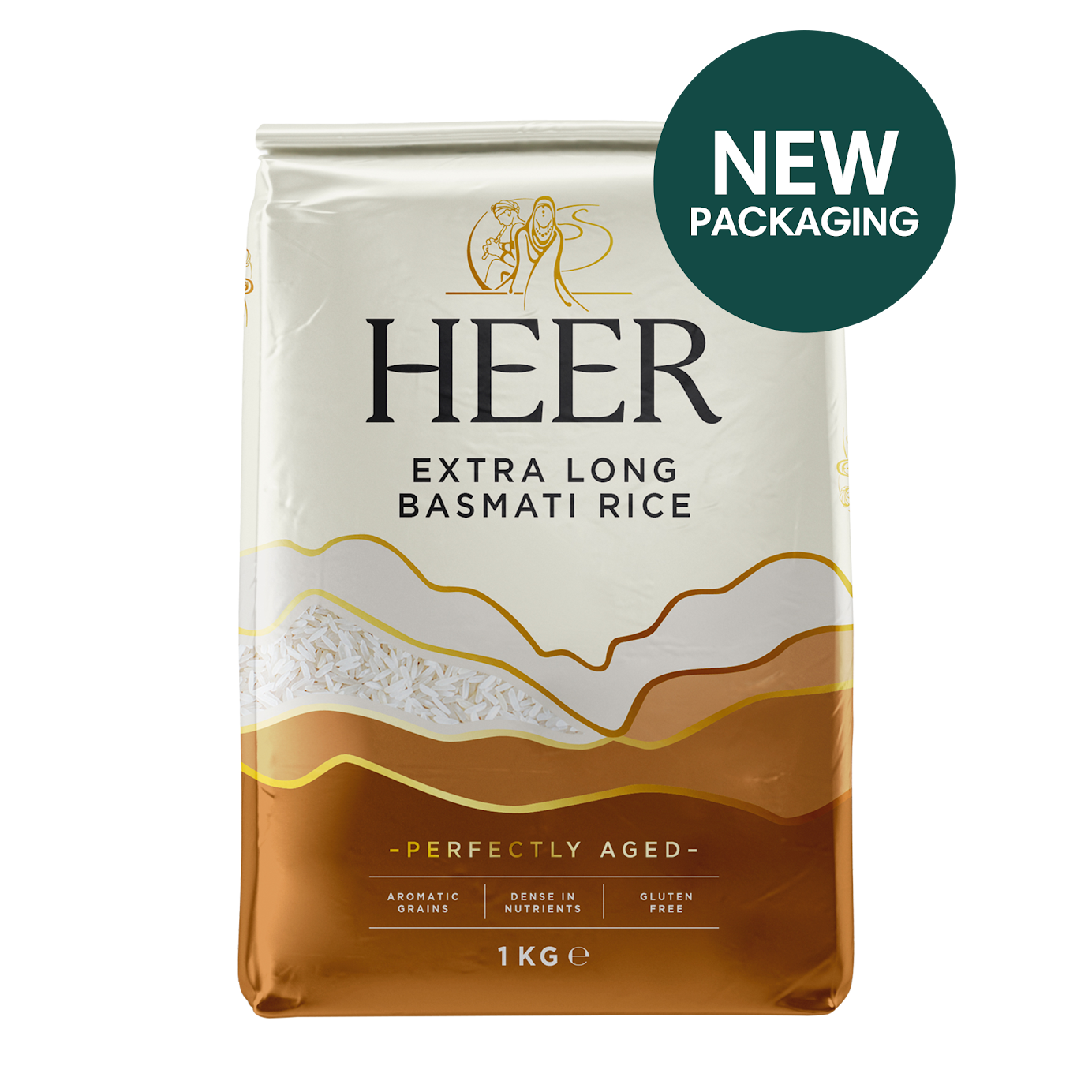 Heer - 1kg Superior Basmati Reis extra lang