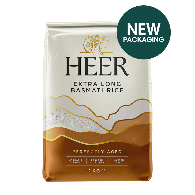 Heer - 1kg Superior Basmati Reis extra lang