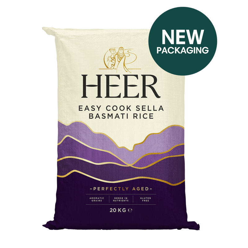 Heer - 20kg Easy Cook Sella Basmati Rice Parboiled