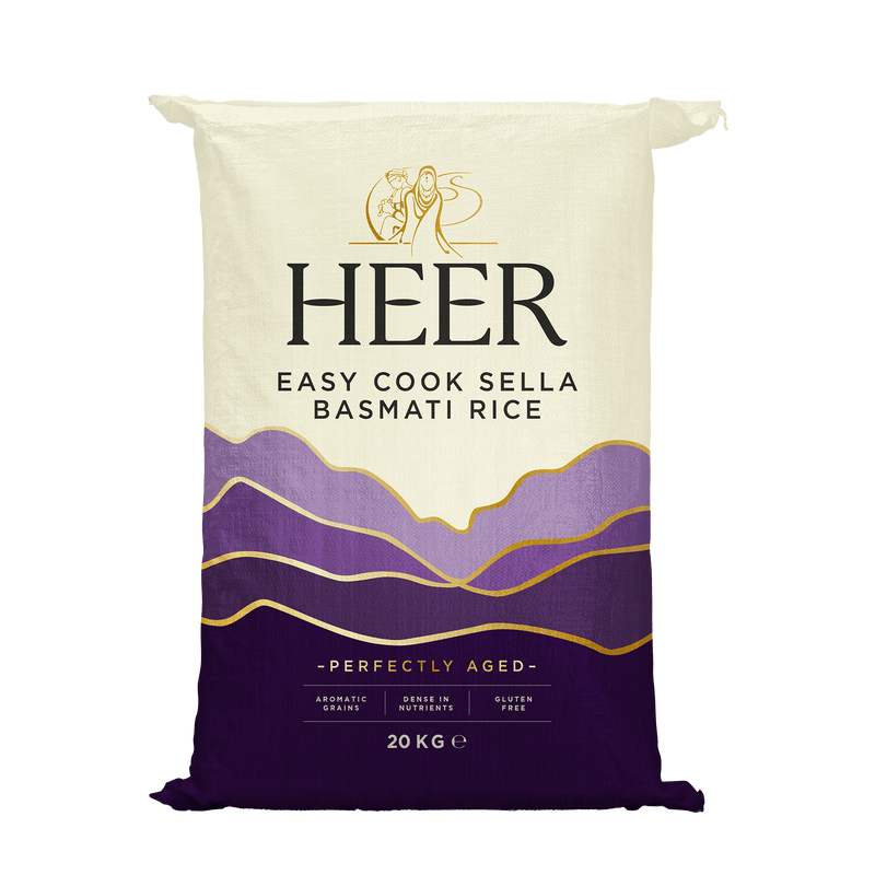 Heer - 20kg Easy Cook Sella Basmati Rice Parboiled