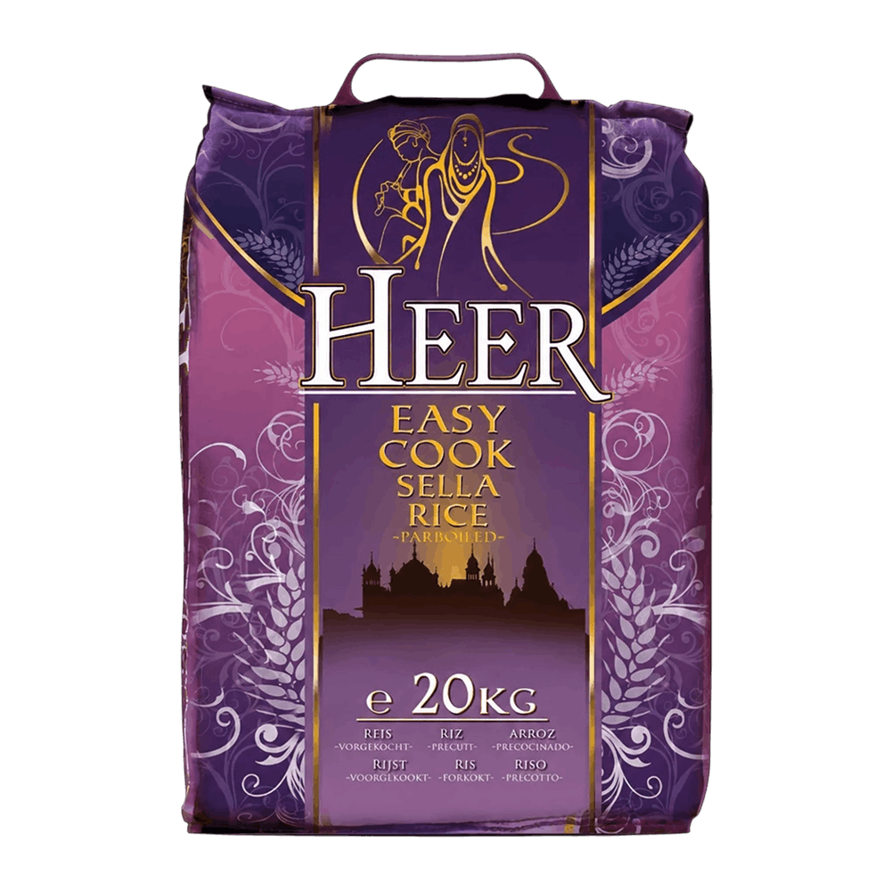 Heer - 20kg Easy Cook Sella Basmati Rice Parboiled