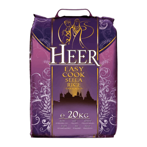 Heer - 20kg Easy Cook Sella Basmati Rice Parboiled