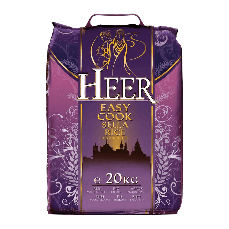 Heer - 20kg Easy Cook Sella Basmati Rice Parboiled