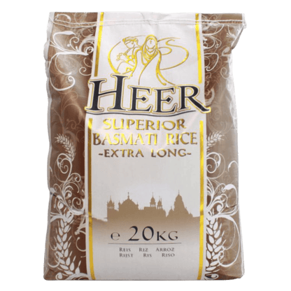 Heer - 20kg Superior Basmati Rice Extra Long