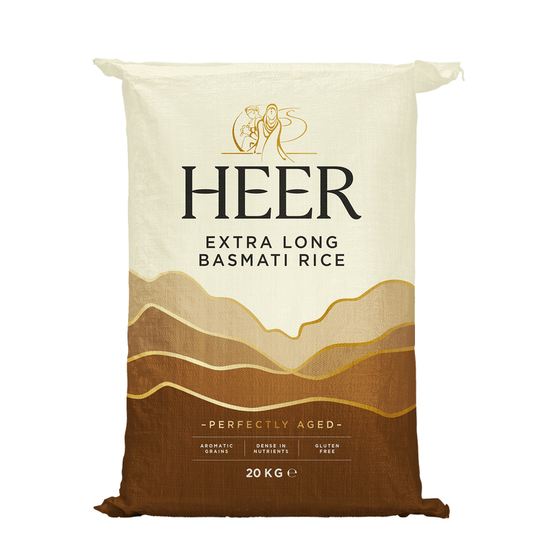 Heer - 20kg Superior Basmati Rice Extra Long