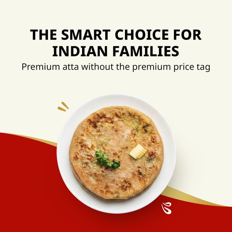 Heer - 5kg Chakki Atta (Whole Wheat Flour)