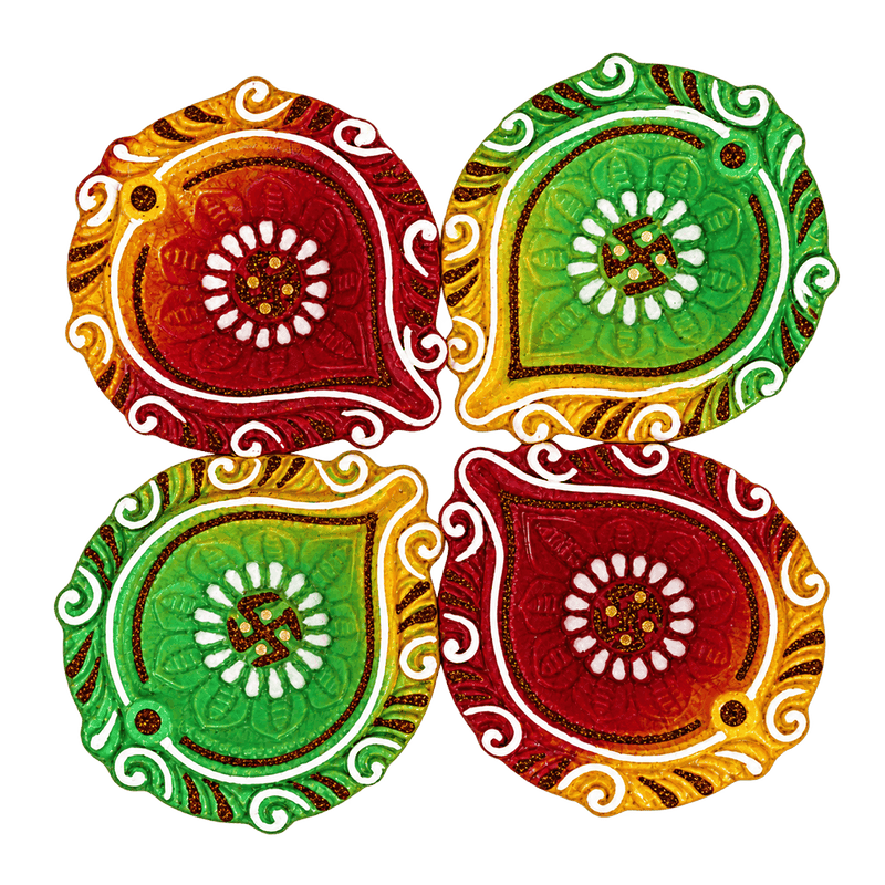 Fancy Diyas - Set of 4 Pieces