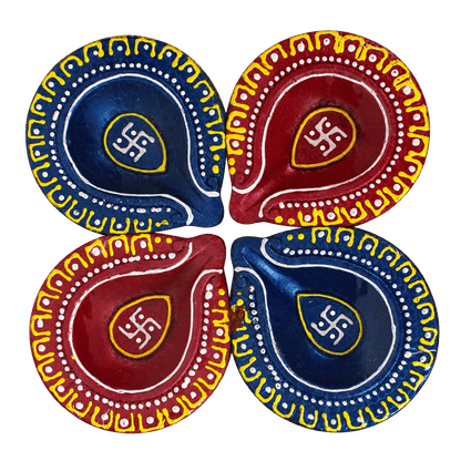 Fancy Diyas - Set of 4 Pieces