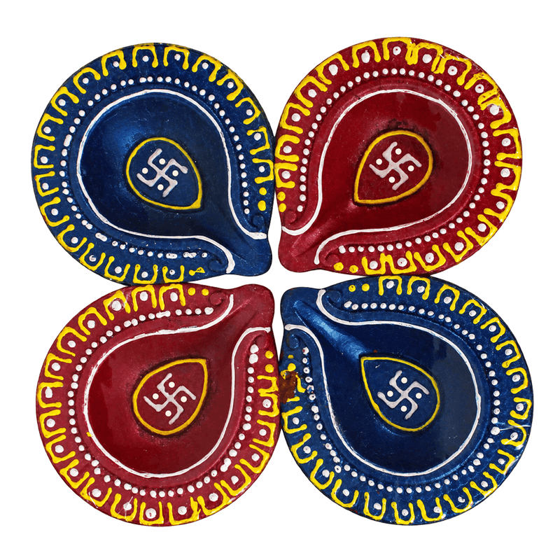 Fancy Diyas - Set of 4 Pieces
