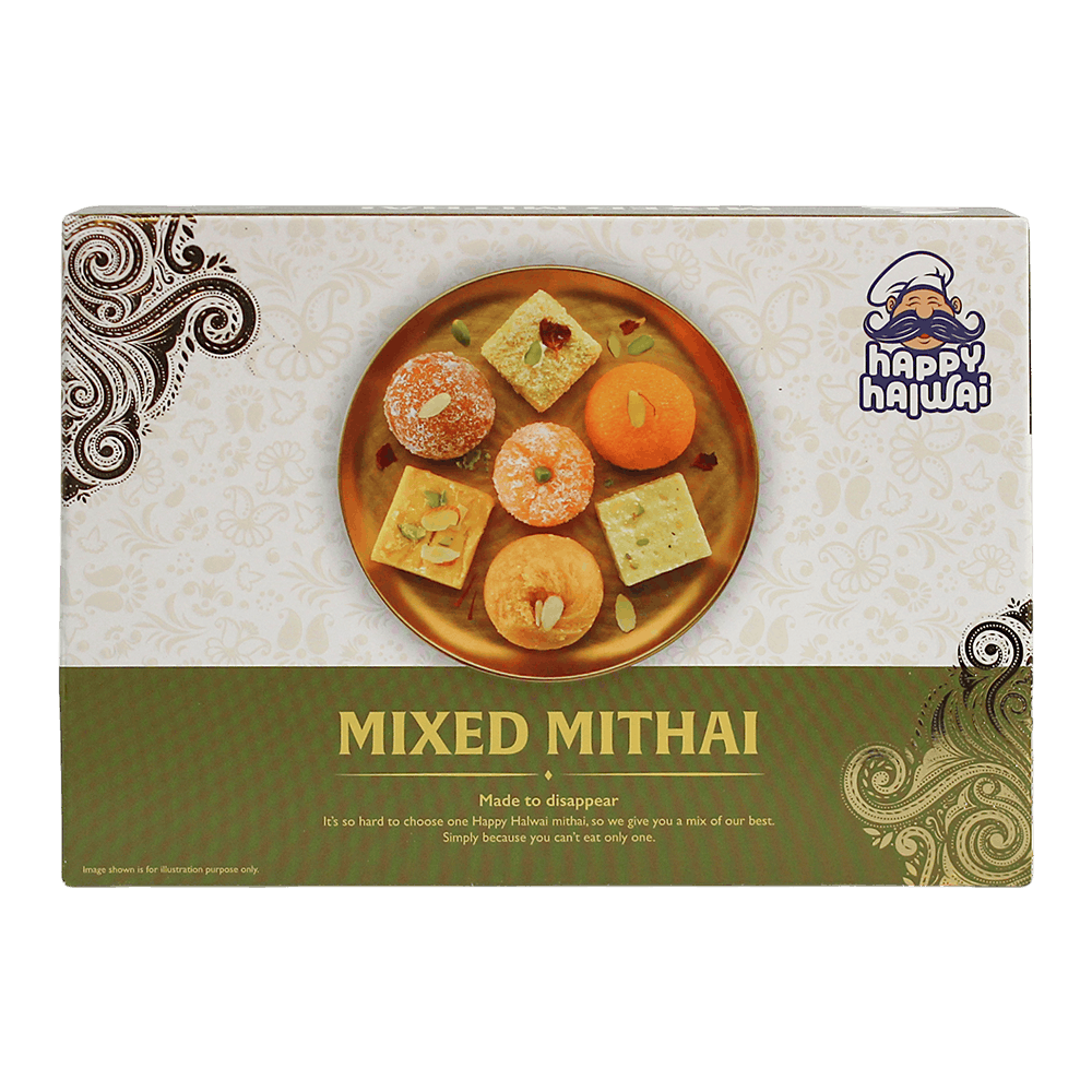 Happy Halwai - 300g Mix Mithai Geschenkbox