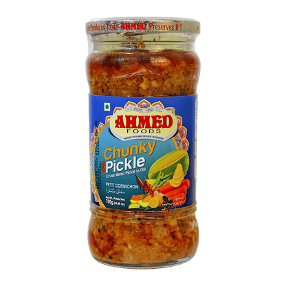 Ahmed - 700g Crush mixed Pickle in oil (Chunky Pickle)