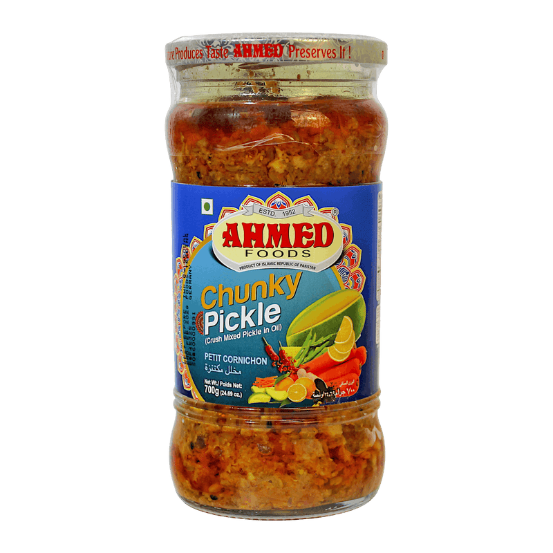 Ahmed - 700g Crush mixed Pickle in oil (Chunky Pickle)
