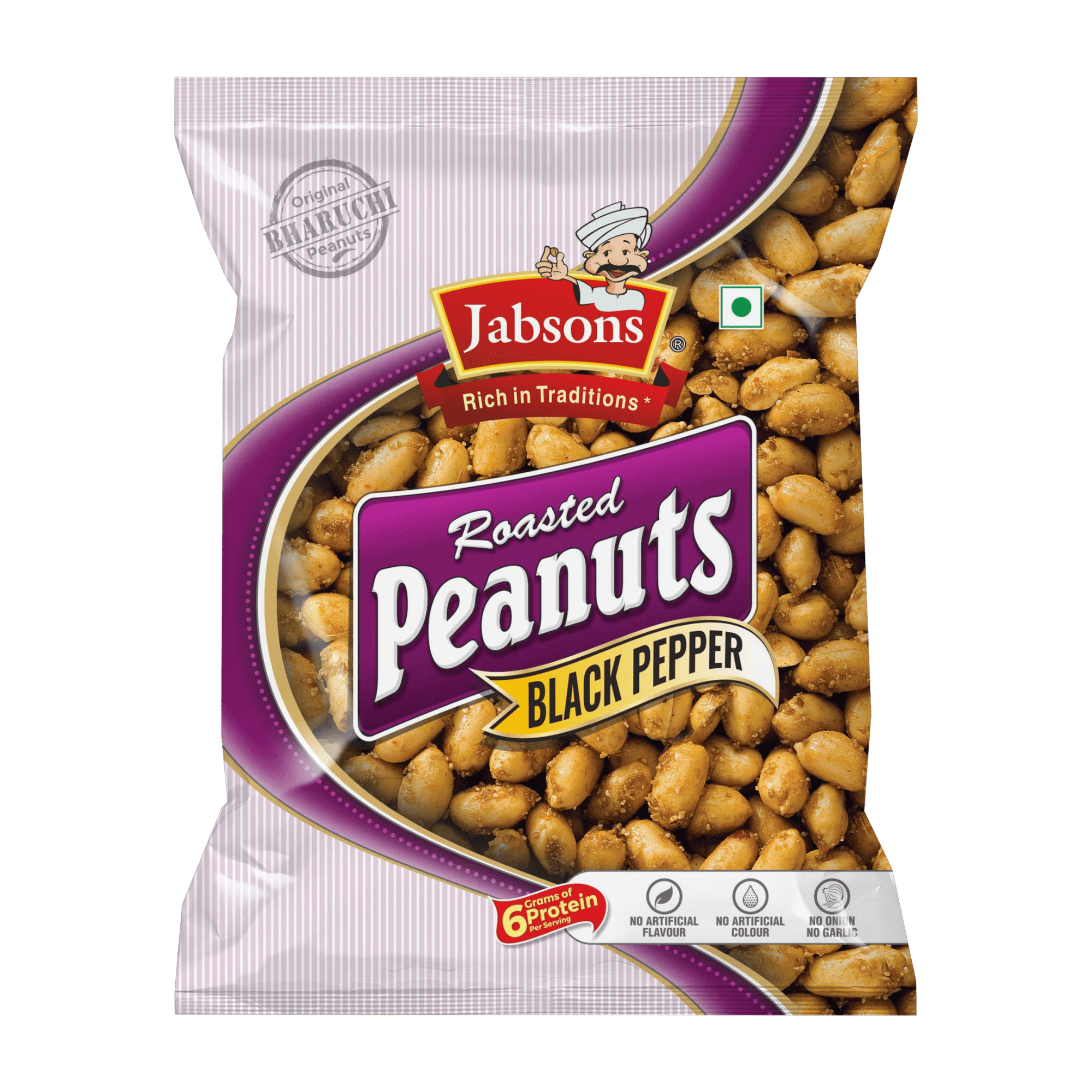 Jabsons - 140g Roasted Peanuts Black Pepper