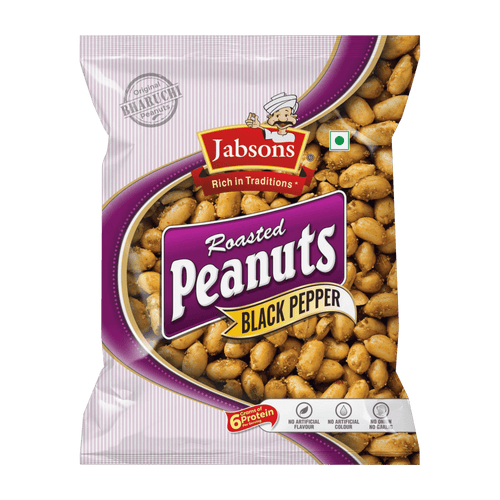 Jabsons - 140g Roasted Peanuts Black Pepper