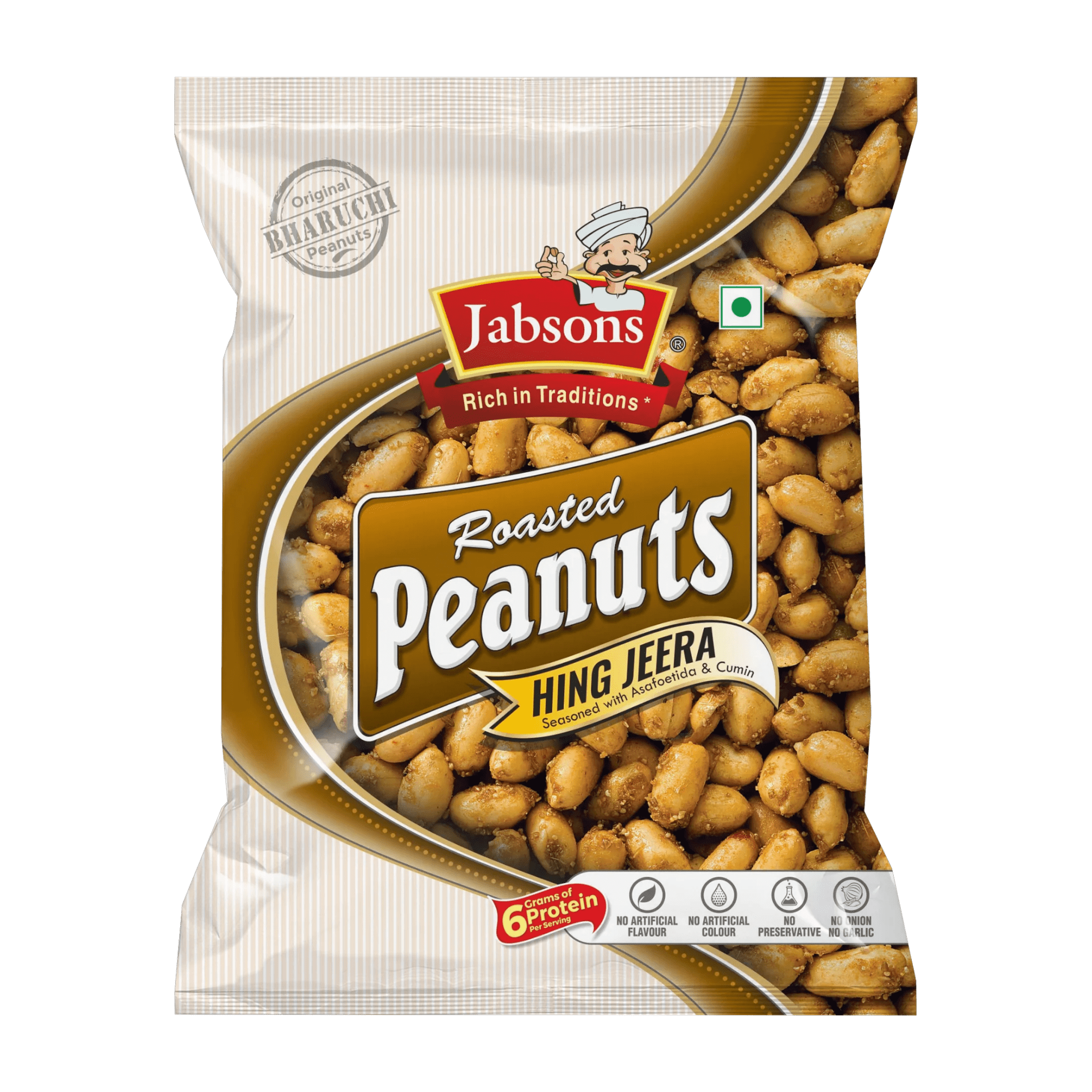Jabsons - 160g Roasted Peanuts Hing Jeera