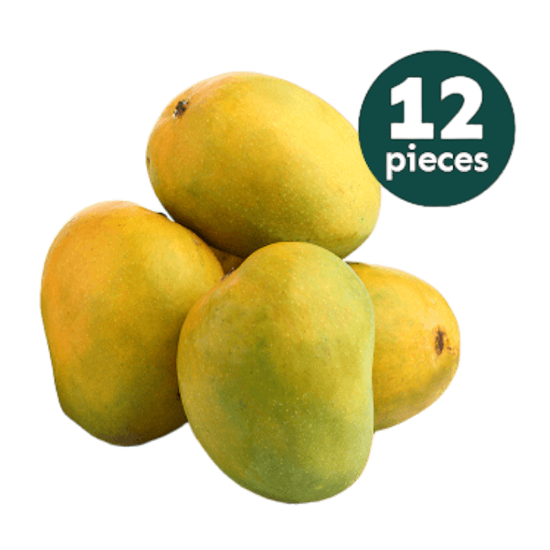 Jamoona Fresh - 12 Fresh Alphonso Mango (2.7 to 3.2kg)