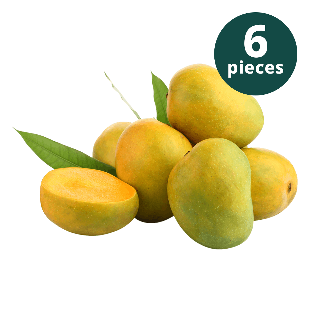 Jamoona Fresh - 6 Fresh Alphonso Mango (1.35 to 1.6kg)