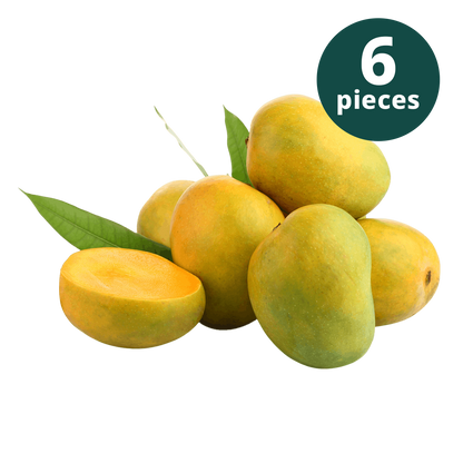Jamoona Fresh - 6 Fresh Alphonso Mango (1.35 to 1.6kg)