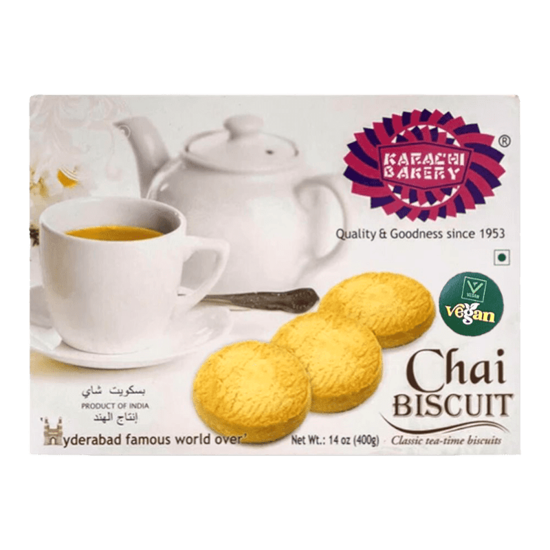 Karachi Bakery - (Best Before 31/12/2025) 400g Chai Biscuits (Vegan)