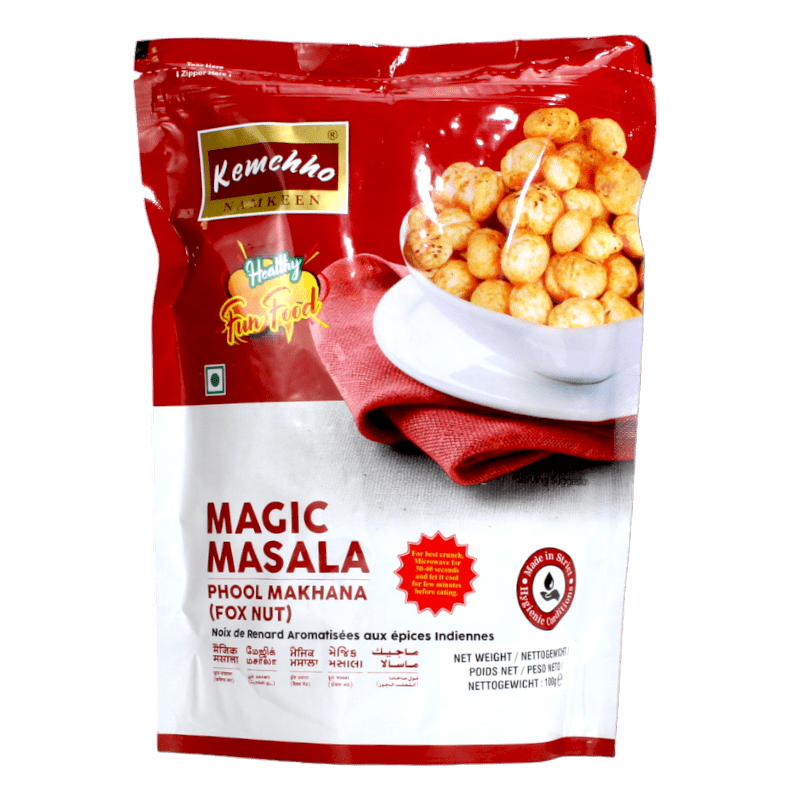 Kemchho - (Best Before 22/02/2026) 100g Magic Masala Phool Makhana