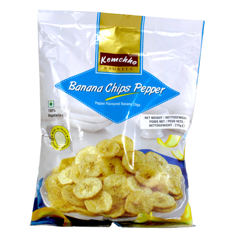 Kemchho - (Best Before 01/08/2025) 270g Banana Chips Pepper