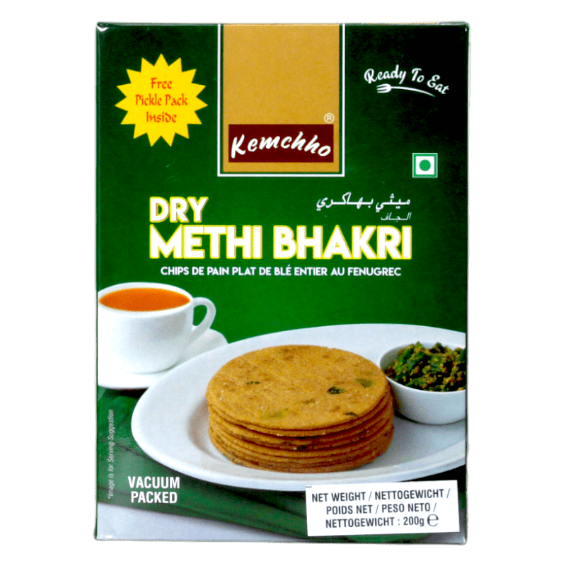 Kemchho - 200g trockenes Methi Bhakari
