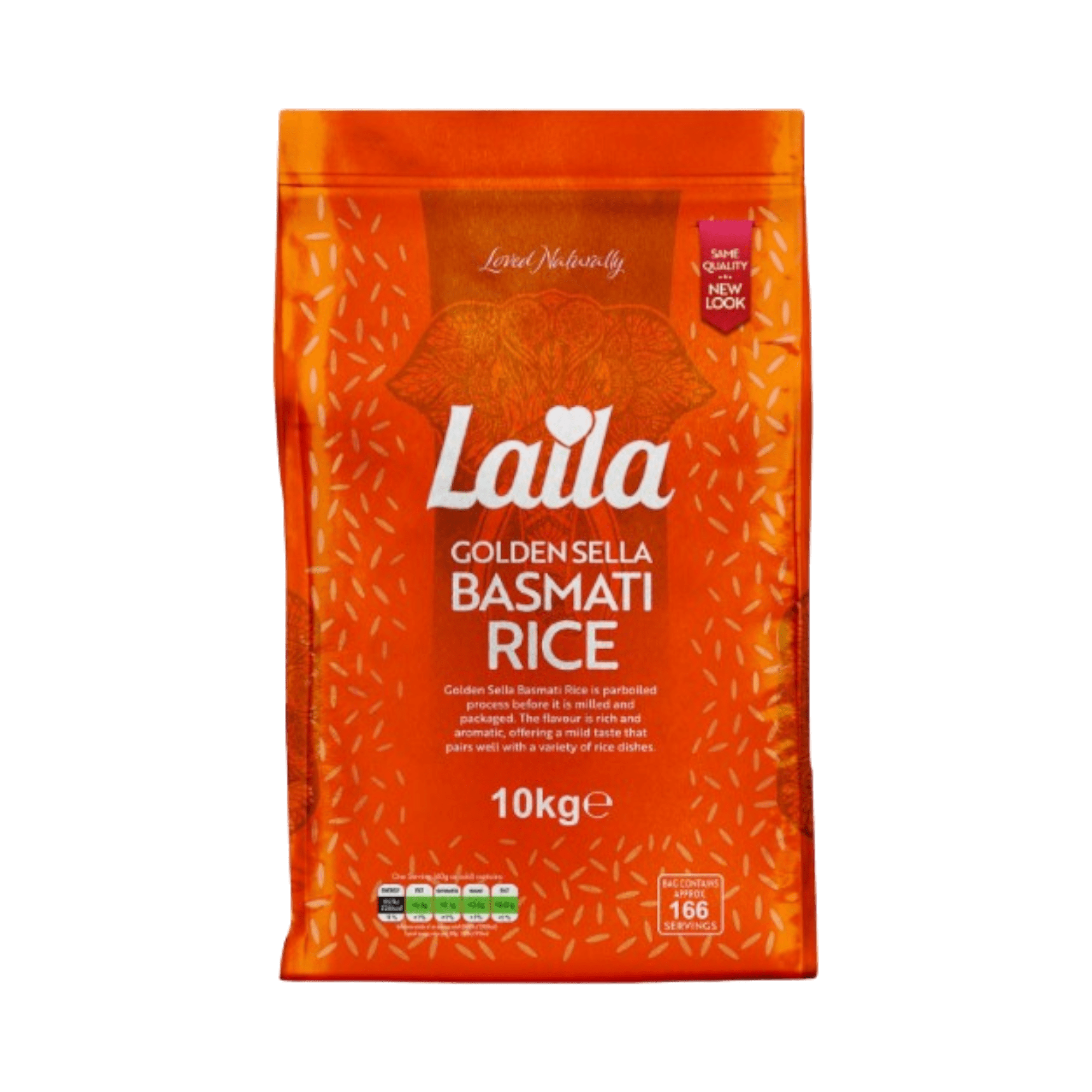 Laila 10kg Golden Sella Basmati Rice Jamoona