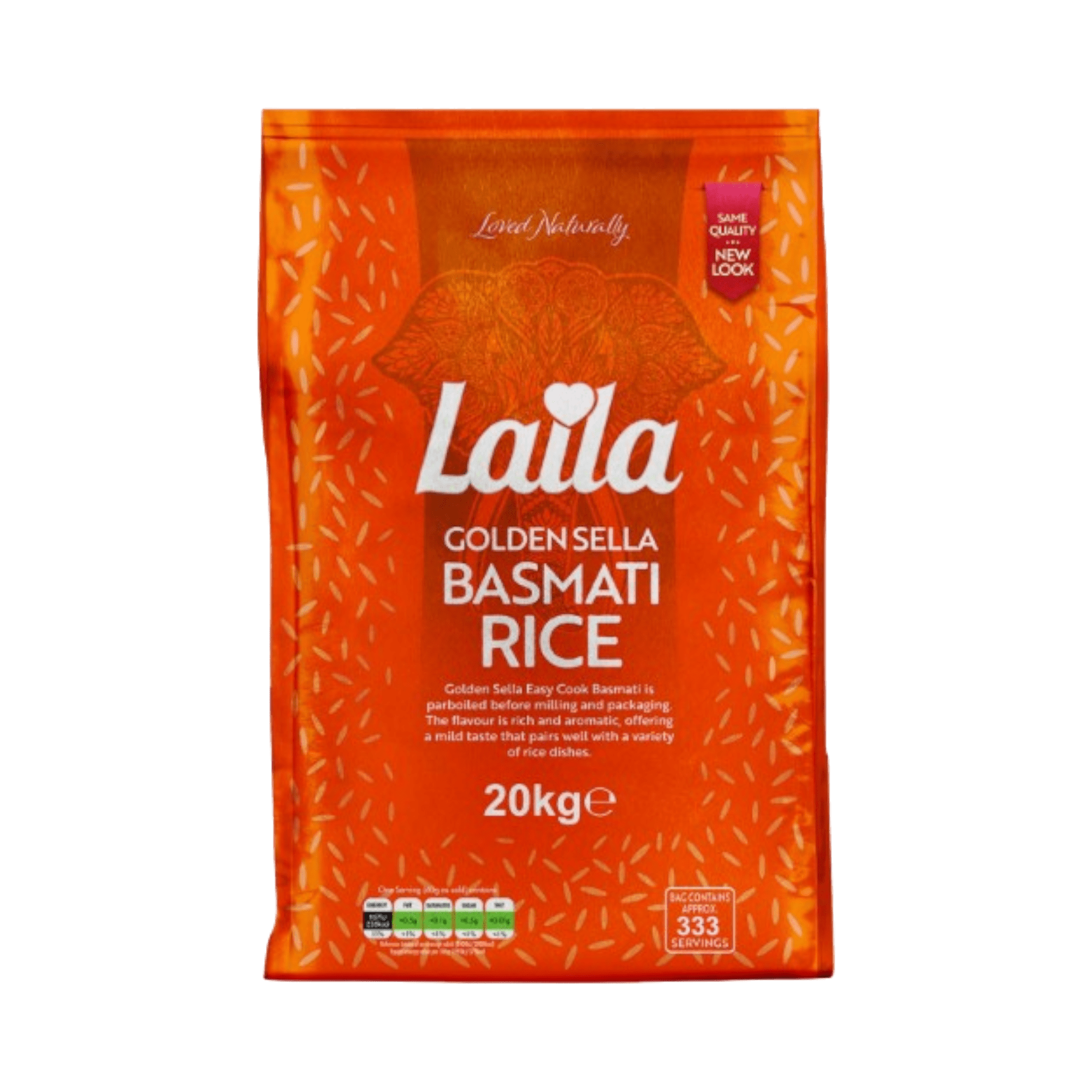 Laila 20kg Golden Sella Basmati Rice Jamoona laila-20kg-golden-sella-basmati-rice-jamoona