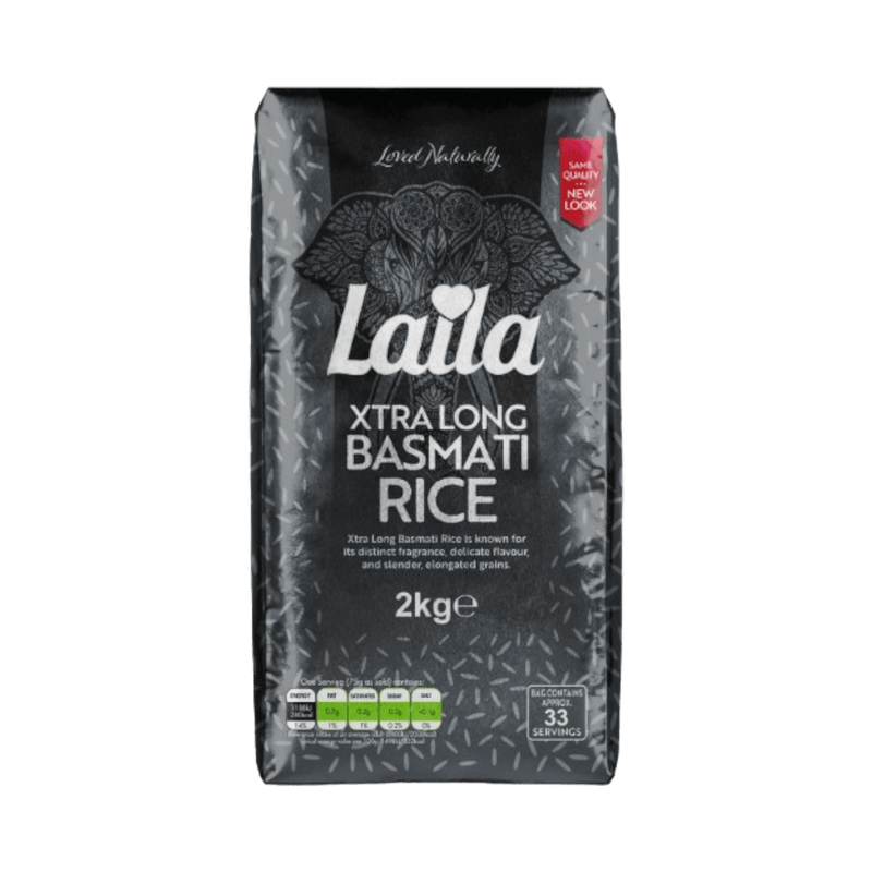 Laila - 2kg Basmati Rice Extra Long