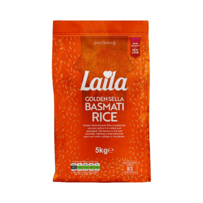 Laila - 5kg Golden Sella Basmati Rice