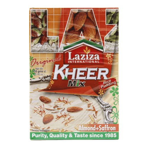 Laziza - 155g Kheer Rice Pudding Mix with Almonds & Saffron