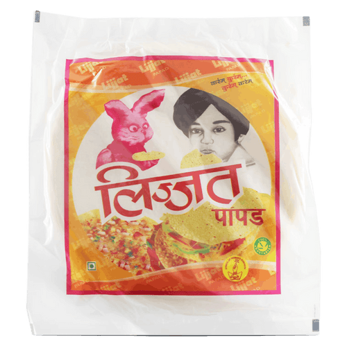 Lijjat -  200g Jeera Papadum 7''