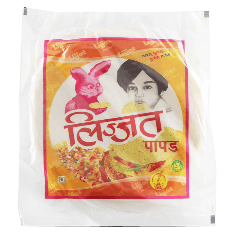 Lijjat -  200g Jeera Papadum 7''