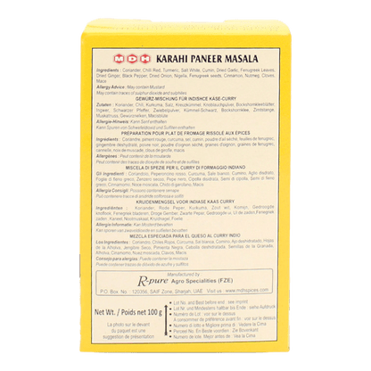 MDH - 100g Karahi Paneer Masala Spice Mix