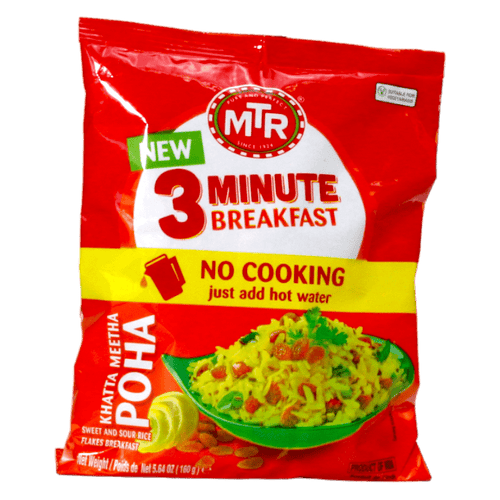MTR - (Best Before 30/09/26) 160g Instant Poha Khatta Metha RTE