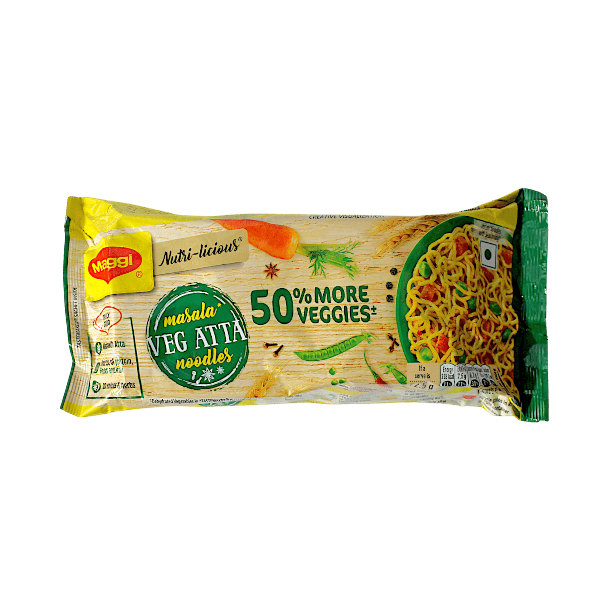Maggi - 290g Masala Veg Atta Noodles