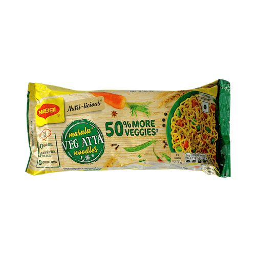 Maggi - (Best Before 18/04/2026) 290g Masala Veg Atta Noodles